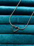Silver Love Pendant -AGLEAM