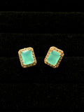 Square Luxe Studs-AGLEAM