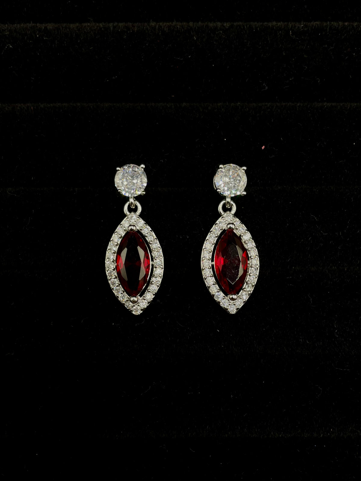 Scarlet Spark Earrings -AGLEAM