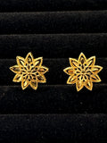 Golden Blossom Earrings -AGLEAM