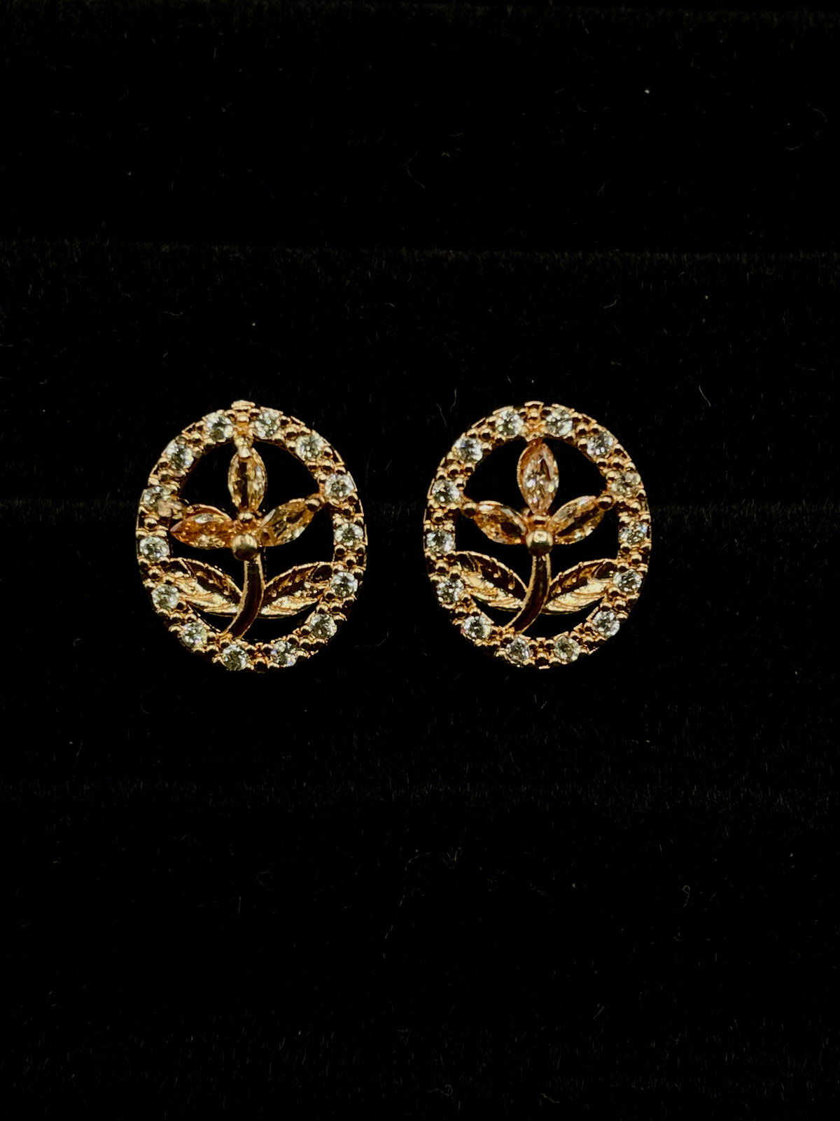 Radiant Flower Studs -AGLEAM