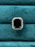 Noir Emerald Ring -AGLEAM