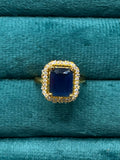 Noir Emerald Ring -AGLEAM