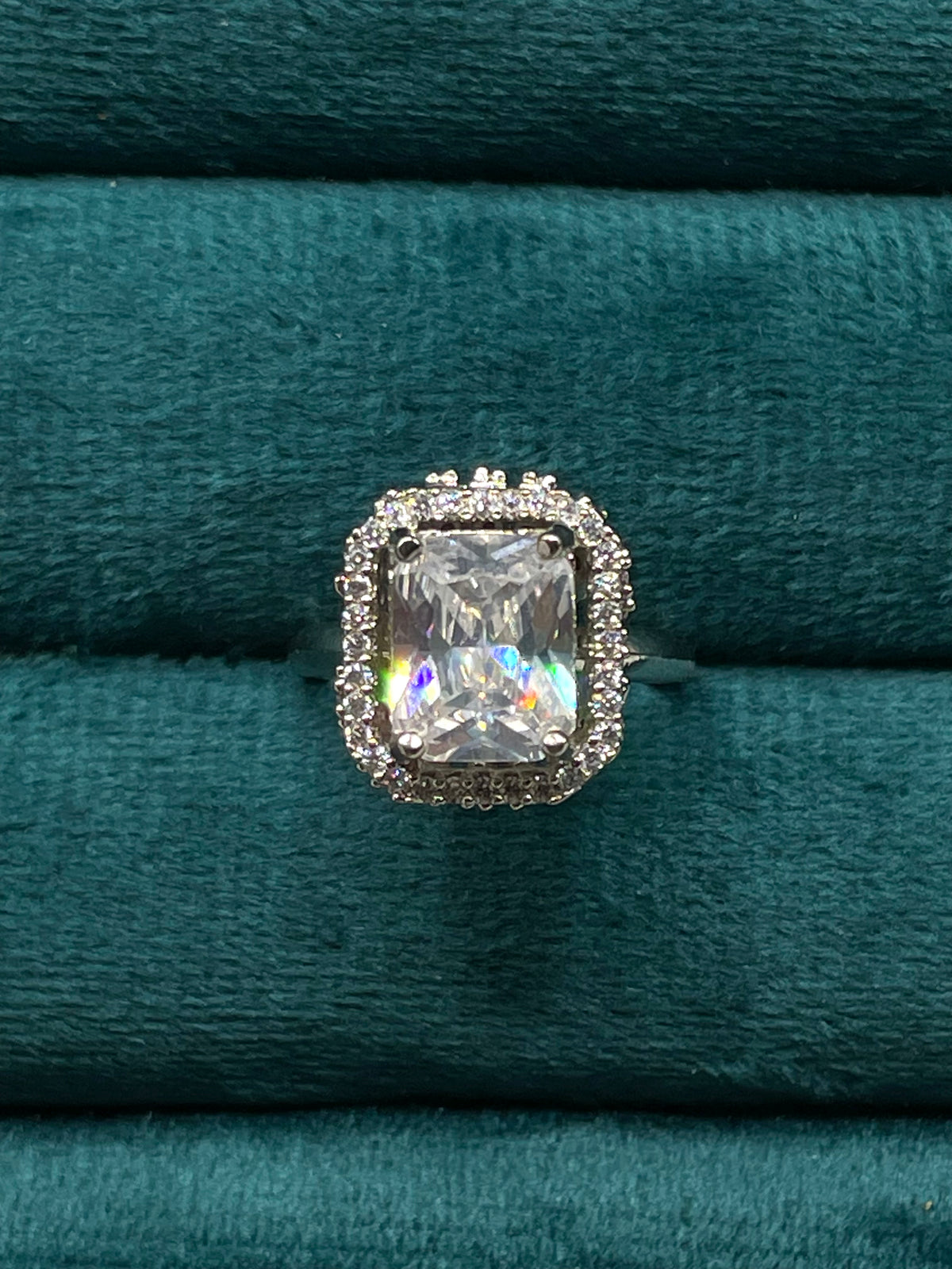 Noir Emerald Ring -AGLEAM